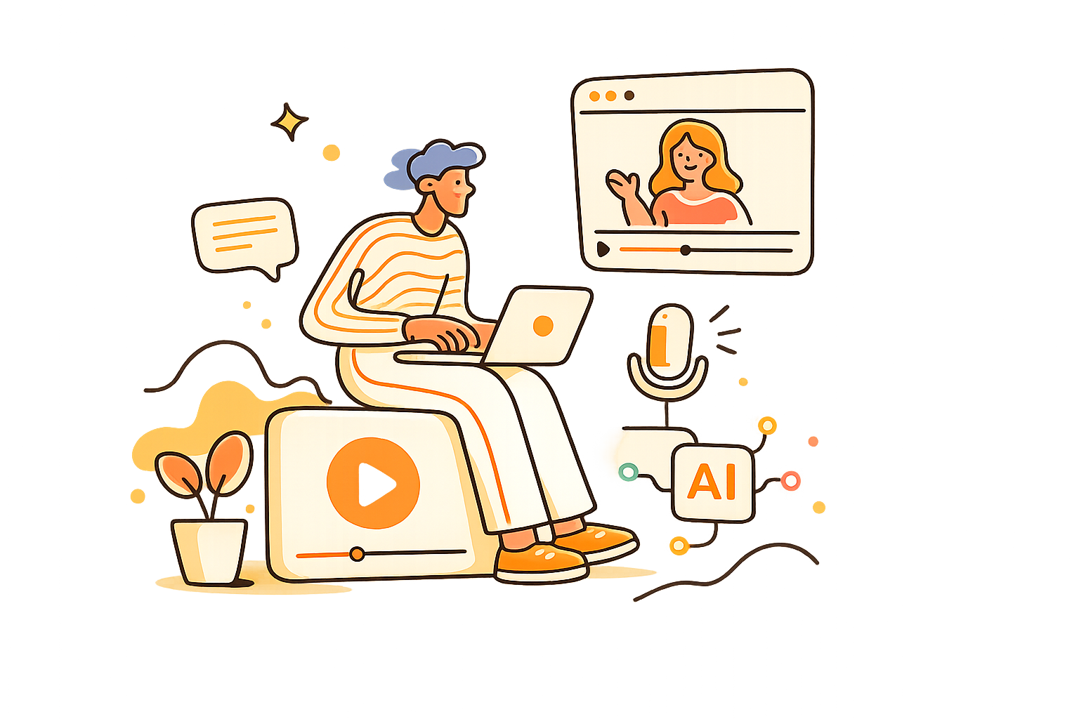 Kieey.com, an AI concierge chatting with a website visitor and booking them in